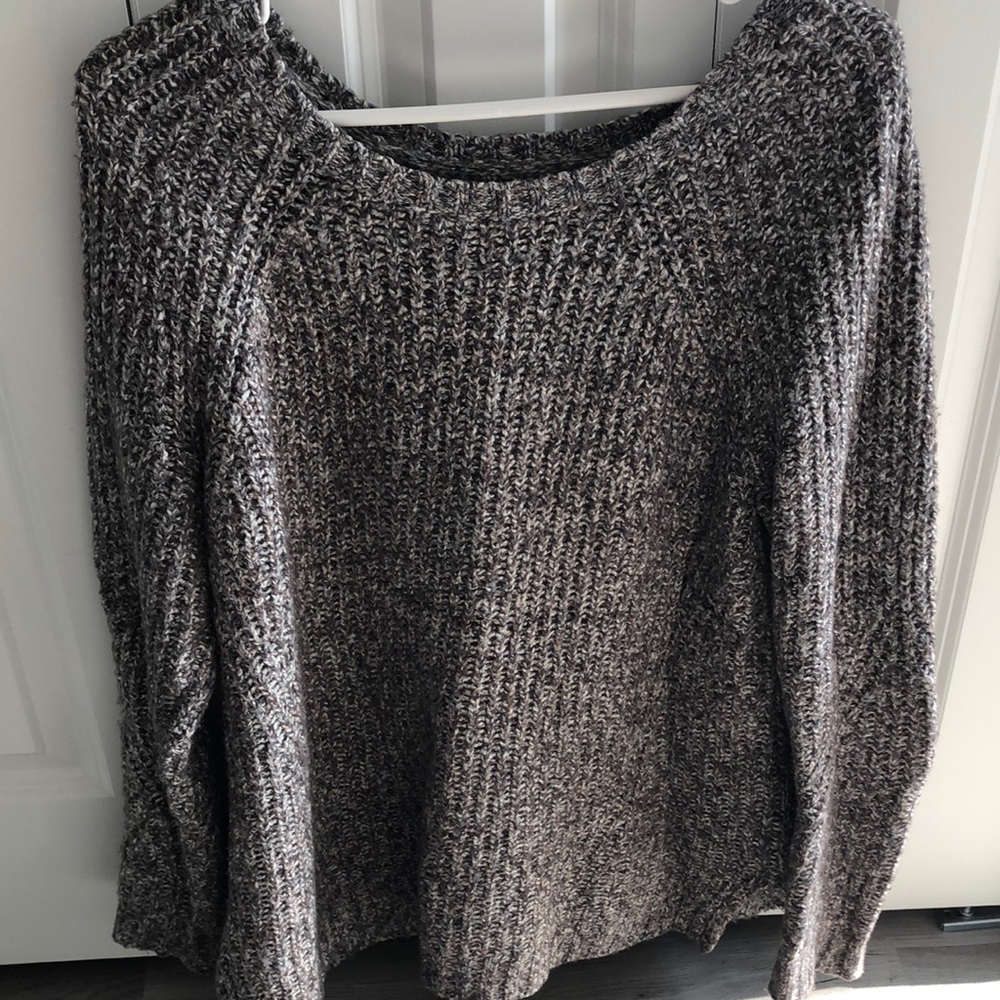 Ahh-mazingly Soft grey knit sweater